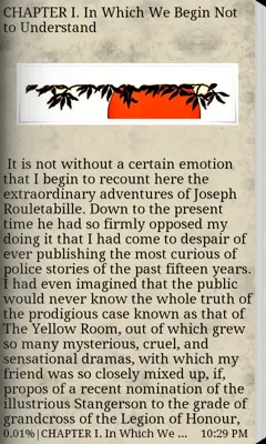 The Mystery of the Yellow Room android App screenshot 1